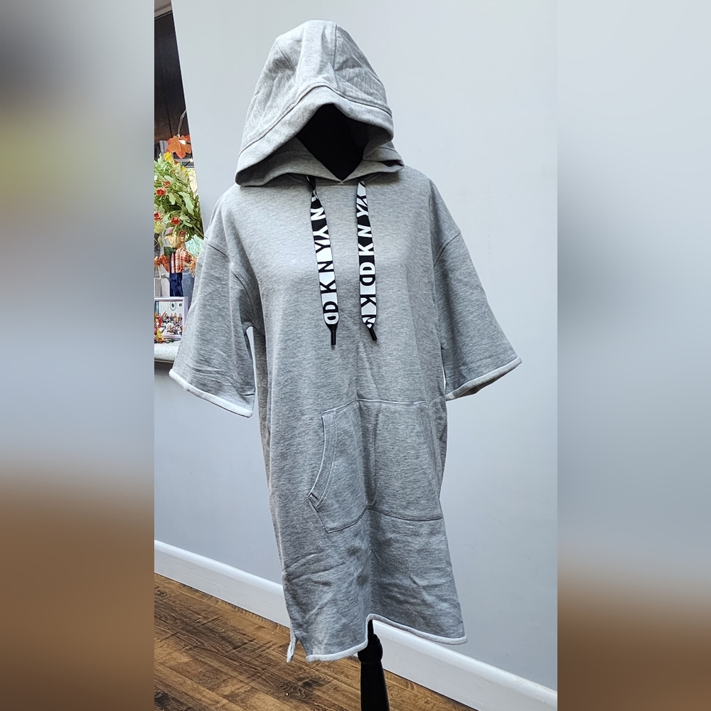 DKNY SPORT NWT Sweatshirt Dress  Size M Color Gray